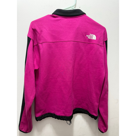 Women's The North Face Pink & Black Quarter-Zip Sweatshirt M - Picture 3 of 3